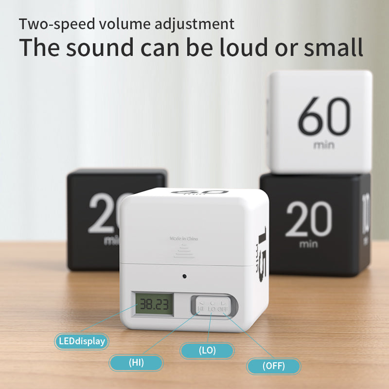 FlipCube Gravity Timer With LCD Display – Axis Buy