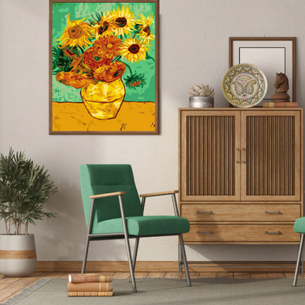 Sunflowers - Vincent Van Gogh - Paint by Numbers