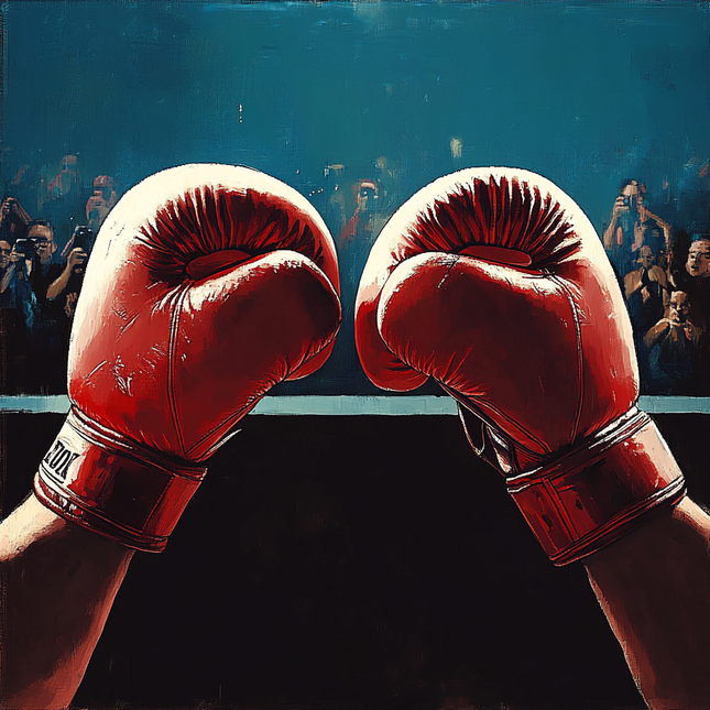 Boxing Glory - FISTS OF FIRE - Paint by Numbers