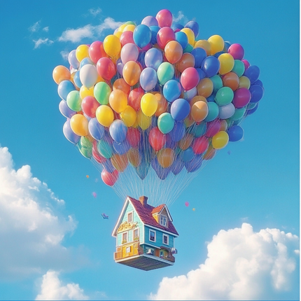 Up House Adventure – Floating Up High - Paint by Numbers